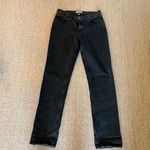 Agolde Black Denim Jeans 25 Lyle